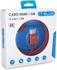 CABO HDMI 1.5 METROS IT.BLUE 2.0V LE-6621-1.5M VERMELHO