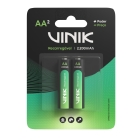 PILHA RECARREGAVEL VINIK AA 2200MAH (BLISTER C/2) VP2AB2R