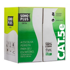 CAIXA CABO DE REDE FURUKAWA CAT 5E 24AWGX4P COM 305M PRETA