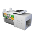CONECTOR JACK FEMEA RJ-45 CAT6 FURUKAWA BRANCO T568A/B