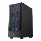 GABINETE GAMER RISE MODE WAVE LATERAL VIDRO S/FONTE RM-WA-FB-ARGB