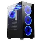 GABINETE OFFICE RISE MODE GLASS 06X LATERAL E FRENTE VIRDRO TEMP. S/FONTE RM-CA-06X-FB