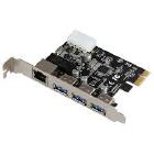 PLACA DE REDE GIGABIT 10/100/1000 + 3 PORTAS USB 3.0 PCI-E DEX DP-45