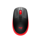 MOUSE SEM FIO LOGITECH PRETO/VERMELHO M190